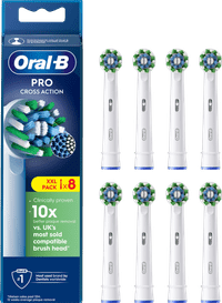 Oral-B Pro Cross Action Wit (8 stuks)
