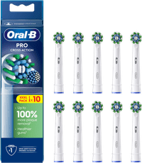 Oral-B Pro Cross Action Wit (10 stuks)