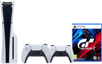 PlayStation 5 Slim Disc Edition + Gran Turismo 7 + Extra Controller Wit