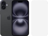 Apple iPhone 16 Plus 128GB Black + BlueBuilt Screen Protector Glass