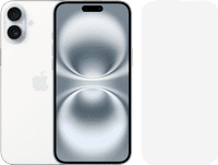 Apple iPhone 16 Plus 256GB White + BlueBuilt Screen Protector Glass