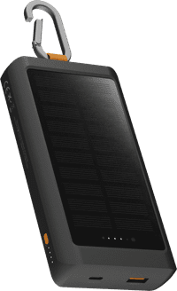 Xtorm Go 2 Solar Power Bank 10,000mAh with Fast Charging and Flashlight Black