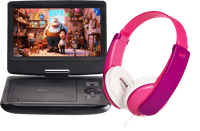 Denver MT-1097 + JVC HA-KD7 Pink