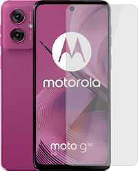 Motorola Moto G55 256GB Paars 5G + Just in Case Tempered Glass Screenprotector