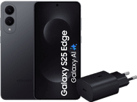 Samsung Galaxy S25 Edge 256 Go Noir 5G + Samsung Chargeur 25 Watts Noir