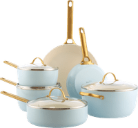 GreenPan Padova Reserve Cookware Set 10-piece Light Blue
