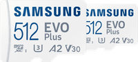 Samsung Micro SDXC EVO Plus 512 Go Lot de 2