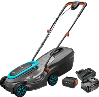 Gardena PowerMax 32/18 V P4A Set + Bosch Kit de Démarrage 18 V 4,0 Ah