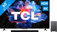 TCL 65" LED P61K 4K (2025) + TCL S55H 2.1 Barre de Son