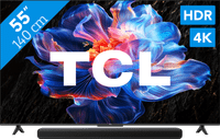 TCL 55" LED P61K 4K (2025) + TCL S45H 2.0 Barre de Son