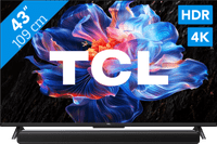 TCL 43" LED P61K 4K (2025) + TCL S45H 2.0 Barre de Son