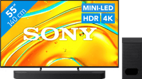 Sony Bravia 5 55" XR Mini-led (2025) + Sony Bravia Theatre Bar 6 Zwart
