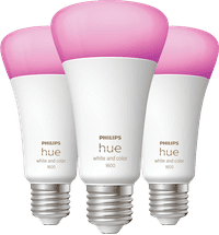 Philips Hue White and Color E27 1600lm 3-pack