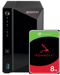ASUSTOR AS3302T v2 + Seagate Ironwolf 8TB