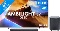 Philips Ambilight 65'' OLED760 4K (2025) + JBL Bar 500 M2 Zwart