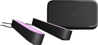 Philips Hue Play Rampe d'Éclairage Noir Lot de 2 + HDMI Sync Box 8K