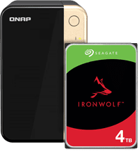 QNAP TS-264-8G + Seagate IronWolf 4TB
