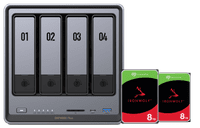UGREEN NASync DXP4800 Plus + Seagate Ironwolf 8 To Lot de 2