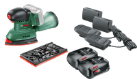 Bosch Universal Sander 18 V-10 Batterie 2,5 Ah (2x) Kit de Démarrage