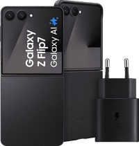 Samsung Galaxy Z Flip 7 256GB Zwart 5G + Accessoirepakket