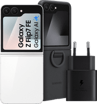 Samsung Galaxy Z Flip 7 FE 128 Go Blanc 5G + Pack d'Accessoires