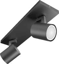 Philips Hue Runner Mounted Spot Light White Ambiance - 2 Spot Lights - Black + Dimmer