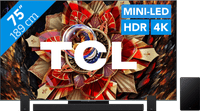 TCL 75" QD Mini-led C9K 4K (2025) + TCL Q85H PRO