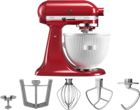 KitchenAid Artisan Mixer 5KSM125 Keizerrood + IJsbereider