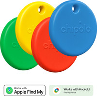 Chipolo POP Lot de 4 Rouge, Bleu, Jaune, Vert