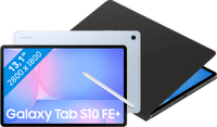 Samsung Galaxy Tab S10 FE Plus 13.1 inches 128GB WiFi Light Blue + BlueBuilt Book Case Black