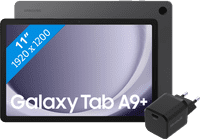 Samsung Galaxy Tab A9 Plus 11 pouces 6 Go/128 Go Wifi et 5G Gris + BlueBuilt Chargeur