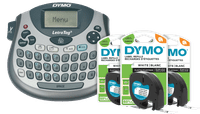 DYMO LetraTag LT-100T Labelprinter + 3 extra labels