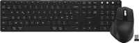 BlueBuilt Wireless Bluetooth AZERTY Pro Keyboard + Ergonomic Bluetooth Mouse