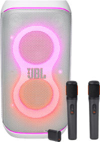 JBL PartyBox Club 120 White + Wireless Microphone Set