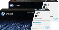 HP 135X LaserJet Toner Noir (2 Pièces)