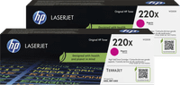 HP 220X LaserJet Toner Magenta (2 Pièces)