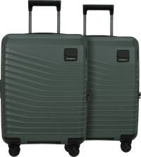 Samsonite Intuo Expandable Valise à 4 Roulettes 55 cm Lot de 2 Vert Olive