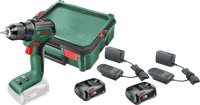Bosch UniversalDrill 18V-60 2.5Ah Battery (2x) SystemBox S Starter Kit