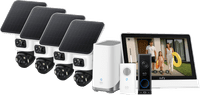 EufyCam S4 Lot de 4 + HomeBase 3 + Video Doorbell E340 + Smart Display E10