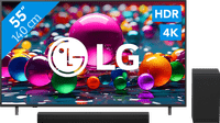 LG 55" Smart UA75 4K (2025) + LG DS40T