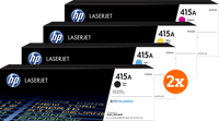 HP 415A Toner Pack Combiné (2 Pièces)