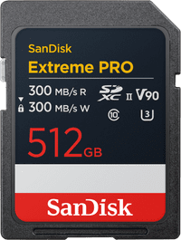 SanDisk SDXC Extreme PRO 512GB 300MB/s