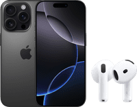 Apple iPhone 16 Pro 256 Go Titane Noir + AirPods 4 Réduction de Bruit Active