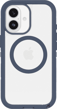 OtterBox Defender Pro XT iPhone 17 Back Cover with MagSafe Magnet Transparent Blue Edge