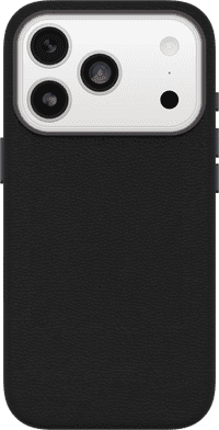 OtterBox Symmetry iPhone 17 Pro Back Cover with MagSafe Magnet Leather Black