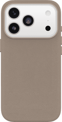 OtterBox Symmetry iPhone 17 Pro Back Cover with MagSafe Magnet Leather Gray