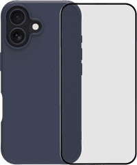 BlueBuilt Protective Back Cover avec MagSafe iPhone 17 Bleu + BlueBuilt iPhone 17 Protège-écran Verre