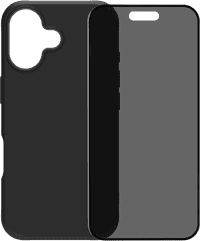 BlueBuilt Protective Back Cover avec MagSafe iPhone 17 Noir + BlueBuilt iPhone 17 Protège-écran de Confidentialité Verre