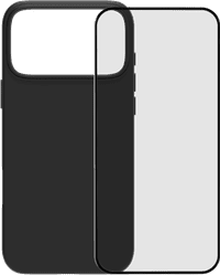 BlueBuilt Protective Back Cover avec MagSafe iPhone 17 Pro Max Noir + BlueBuilt iPhone 17 Pro Max Protège-écran Verre