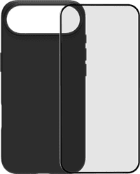 BlueBuilt Protective Back Cover avec MagSafe iPhone 17 Air Noir + BlueBuilt iPhone 17 Air Protège-écran Verre